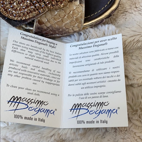 Massimmo Dogana Exotic leather Python shoes! - Picture 8 of 9